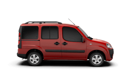 Carro vermelho, tipo Minivan, no artigo "Como escolher o carro ideal?"
