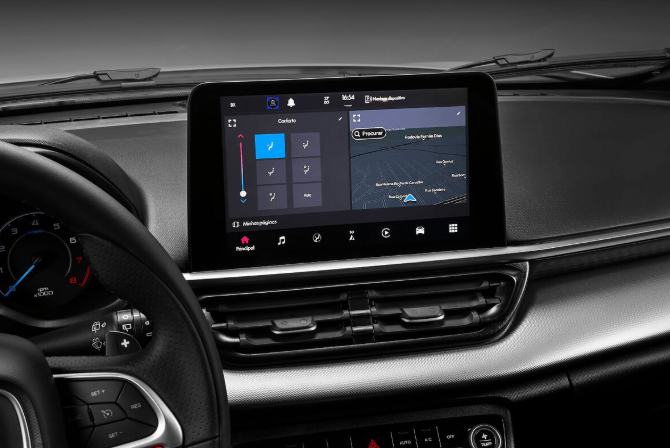 Central multimidia do Fiat Pulse