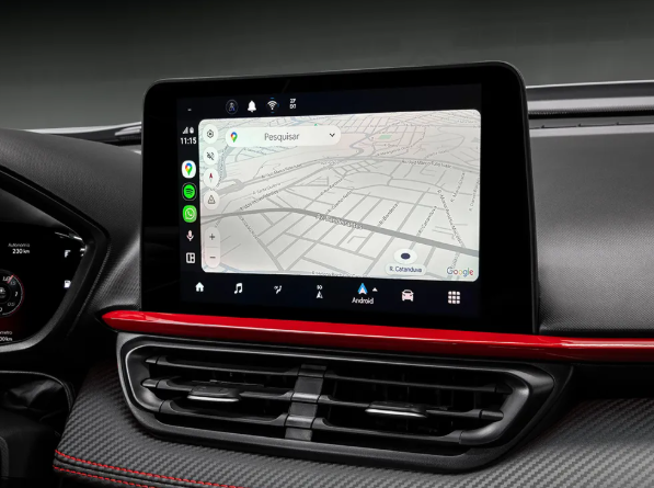 central multimídia fastback abarth